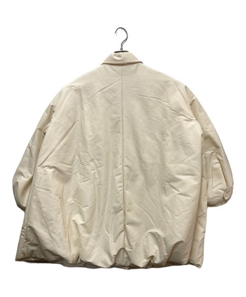 nagonstans（ナゴンスタンス）nagonstans (ナゴンスタンス) ボリュームベンチコート アイボリー サイズ:SMALLの古着・服飾アイテム