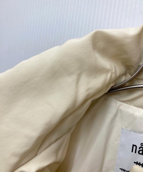 nagonstans（ナゴンスタンス）nagonstans (ナゴンスタンス) ボリュームベンチコート アイボリー サイズ:SMALLの古着・服飾アイテム