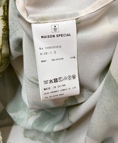 MAISON SPECIAL（メゾンスペシャル）MAISON SPECIAL (メゾンスペシャル) 長袖シャツ グリーン サイズ:SIZE Mの古着・服飾アイテム