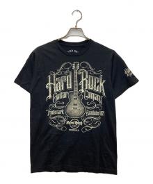 Hard Rock cafe（ハードロックカフェ）の古着「プリントTシャツ HARD ROCK CAFE HONOLULU」｜ブラック