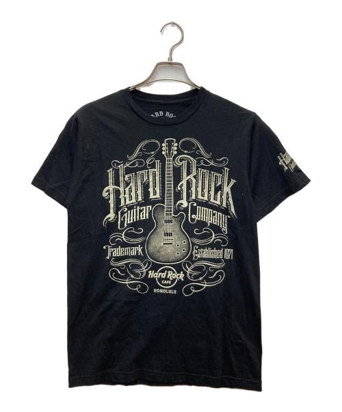 Hard Rock cafe（ハードロックカフェ）Hard Rock cafe (ハードロックカフェ) プリントTシャツ HARD ROCK CAFE HONOLULU ブラック サイズ:Sの古着・服飾アイテム