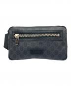 GUCCIグッチ）の古着「ウエストバッグ GGスプリーム」｜ブラック
