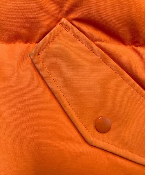 LACOSTE LIVE（ラコステライブ）LACOSTE LIVE (ラコステライブ) ダウンベスト グリーン×オレンジ サイズ:52の古着・服飾アイテム