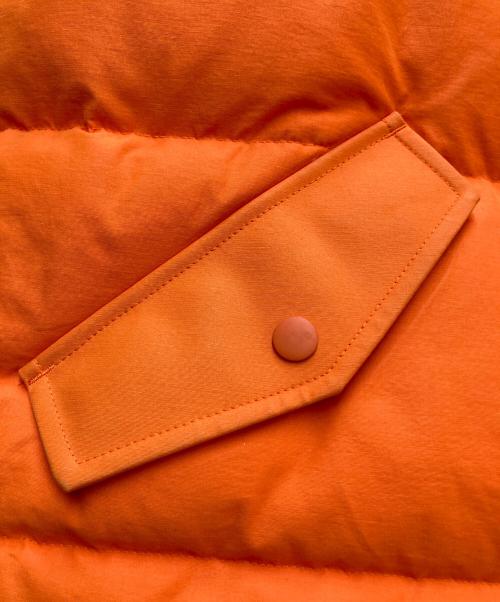 LACOSTE LIVE（ラコステライブ）LACOSTE LIVE (ラコステライブ) ダウンベスト グリーン×オレンジ サイズ:52の古着・服飾アイテム