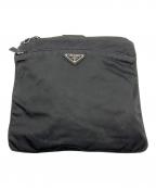 PRADAプラダ）の古着「ナイロンショルダーバッグ」｜ブラック