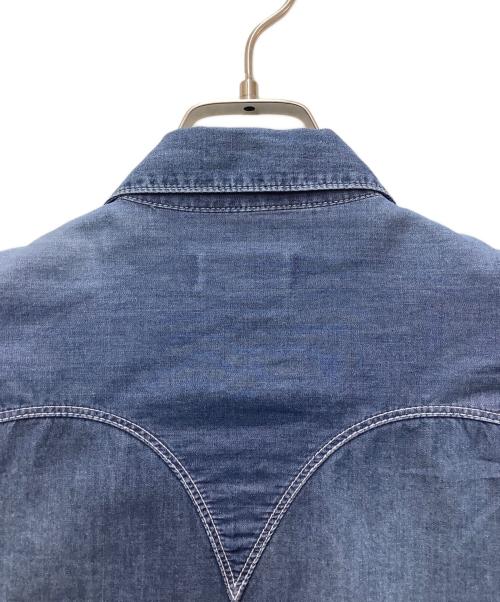DIESEL（ディーゼル）DIESEL (ディーゼル) ウエスタンシャツ ブルー サイズ:Sの古着・服飾アイテム