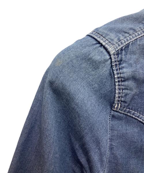 DIESEL（ディーゼル）DIESEL (ディーゼル) ウエスタンシャツ ブルー サイズ:Sの古着・服飾アイテム