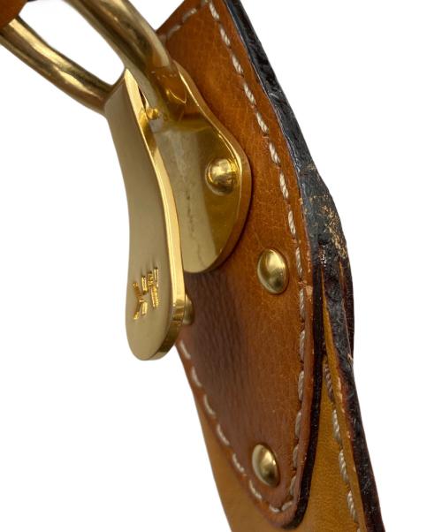 MICHAEL KORS（マイケル・コース）MICHAEL KORS (マイケル・コース) ハンドバッグ ホワイト×ブラウンの古着・服飾アイテム