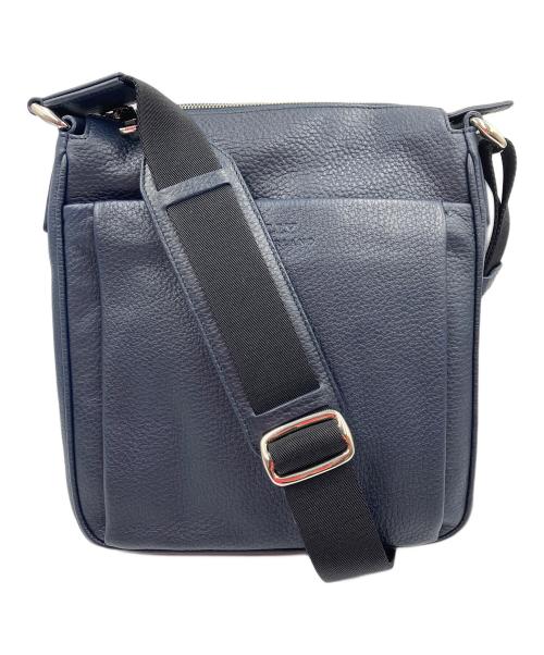 BALLY（バリー）BALLY (バリー) レザーショルダーバッグ MUSTON ネイビーの古着・服飾アイテム