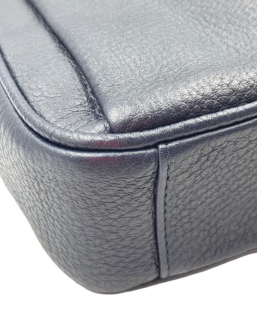 BALLY（バリー）BALLY (バリー) レザーショルダーバッグ MUSTON ネイビーの古着・服飾アイテム