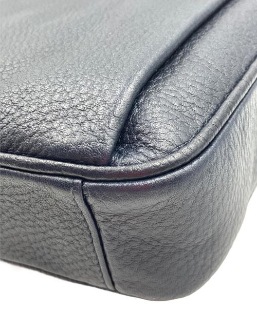 BALLY（バリー）BALLY (バリー) レザーショルダーバッグ MUSTON ネイビーの古着・服飾アイテム