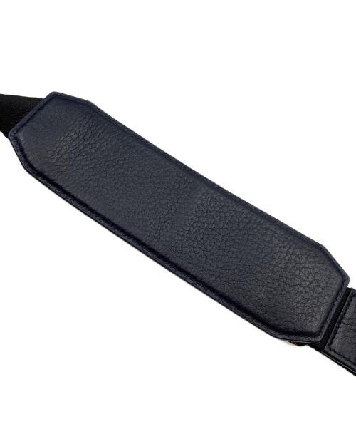 BALLY（バリー）BALLY (バリー) レザーショルダーバッグ MUSTON ネイビーの古着・服飾アイテム