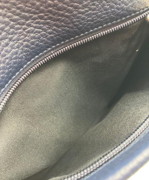 BALLY（バリー）BALLY (バリー) レザーショルダーバッグ MUSTON ネイビーの古着・服飾アイテム