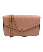 LOUIS VUITTONルイ ヴィトン）の古着「ポシェット・フェリシー モノグラム・アンプラント」｜ローズプードル