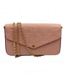 LOUIS VUITTON（ルイ ヴィトン）の古着「ポシェット・フェリシー モノグラム・アンプラント」｜ローズプードル