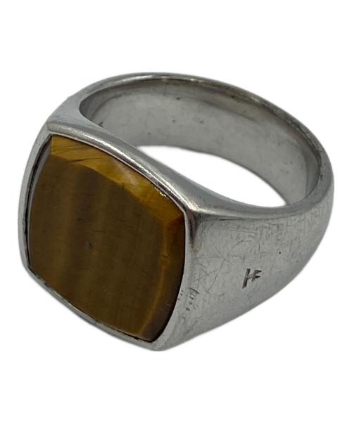 TOM WOOD（トムウッド）TOM WOOD (トムウッド) CUSHION TIGER EYE RING サイズ:58の古着・服飾アイテム