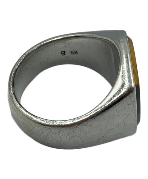 TOM WOOD（トムウッド）TOM WOOD (トムウッド) CUSHION TIGER EYE RING サイズ:58の古着・服飾アイテム