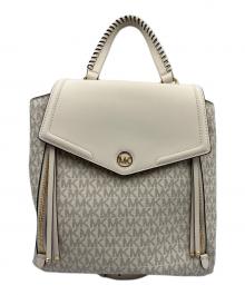 MICHAEL KORS（マイケル・コース）の古着「リュック」｜アイボリー×グレー