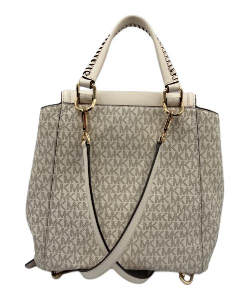 MICHAEL KORS（マイケル・コース）MICHAEL KORS (マイケル・コース) リュック アイボリー×グレーの古着・服飾アイテム