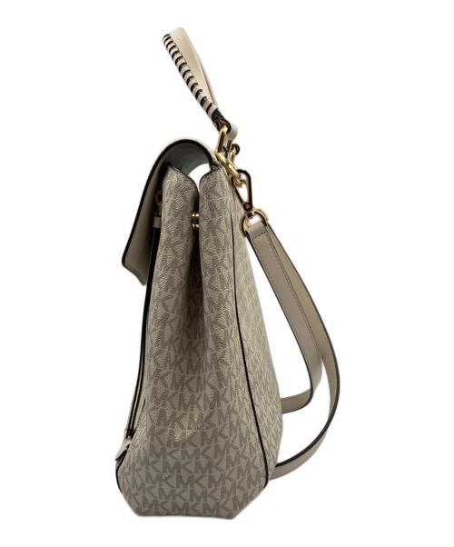 MICHAEL KORS（マイケル・コース）MICHAEL KORS (マイケル・コース) リュック アイボリー×グレーの古着・服飾アイテム