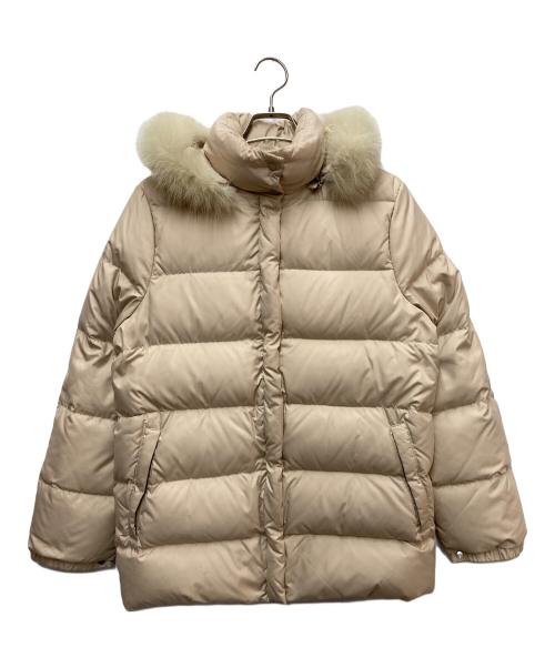MONCLER（モンクレール）MONCLER (モンクレール) ダウンジャケット VALENTINE ベージュの古着・服飾アイテム