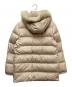 MONCLER (モンクレール) ダウンジャケット VALENTINE ベージュ：15000円
