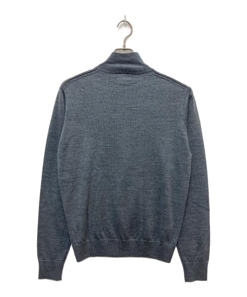 LACOSTE（ラコステ）LACOSTE (ラコステ) ウォッシャブル メリノウール ジップカーディガン  グレー サイズ:FR 5の古着・服飾アイテム