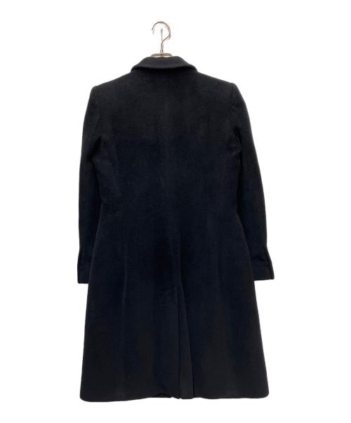 ARMANI COLLEZIONI（アルマーニ コレツィオーニ）ARMANI COLLEZIONI (アルマーニ コレツィオーニ) ARMANI COLLEZIONI　アンゴラ混コート ブラック サイズ:SIZE 40の古着・服飾アイテム