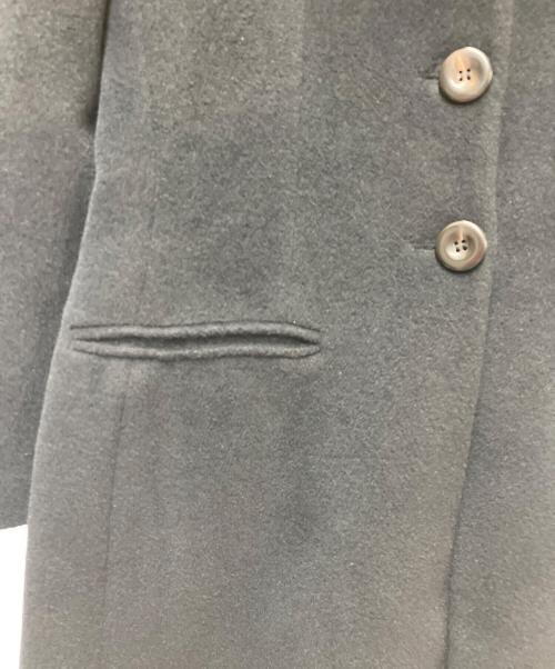 ARMANI COLLEZIONI（アルマーニ コレツィオーニ）ARMANI COLLEZIONI (アルマーニ コレツィオーニ) ARMANI COLLEZIONI　アンゴラ混コート ブラック サイズ:SIZE 40の古着・服飾アイテム