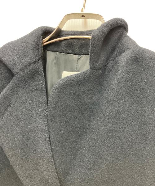 ARMANI COLLEZIONI（アルマーニ コレツィオーニ）ARMANI COLLEZIONI (アルマーニ コレツィオーニ) ARMANI COLLEZIONI　アンゴラ混コート ブラック サイズ:SIZE 40の古着・服飾アイテム