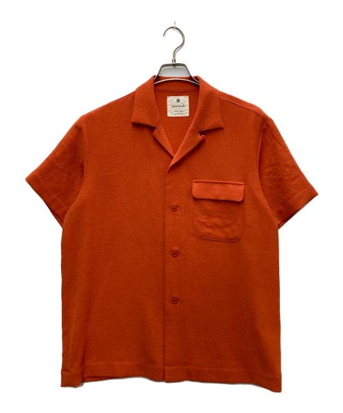 Snow peak（スノーピーク）Snow peak (スノーピーク) クイックドライソフトシャツ オレンジ サイズ:US38の古着・服飾アイテム