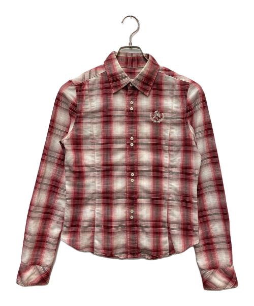 Hysteric Glamour（ヒステリックグラマー）Hysteric Glamour (ヒステリックグラマー) チェックシャツ レッド サイズ:Freeの古着・服飾アイテム