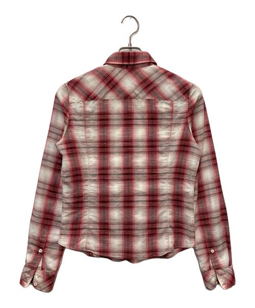 Hysteric Glamour（ヒステリックグラマー）Hysteric Glamour (ヒステリックグラマー) チェックシャツ レッド サイズ:Freeの古着・服飾アイテム