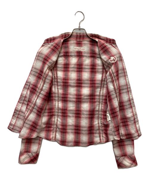 Hysteric Glamour（ヒステリックグラマー）Hysteric Glamour (ヒステリックグラマー) チェックシャツ レッド サイズ:Freeの古着・服飾アイテム