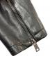 中古・古着 wilsons leather (ウィルソンズレザー) レザージャケット ブラック サイズ:M：12000円