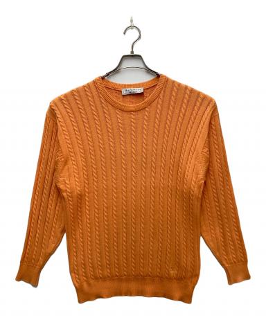 中古・古着通販】Burberry's (バーバリーズ) ケーブルニット オレンジ