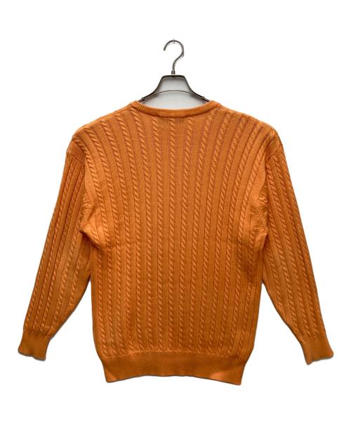 Burberry's（バーバリー）Burberry's (バーバリーズ) ケーブルニット オレンジ サイズ:38/97cmの古着・服飾アイテム