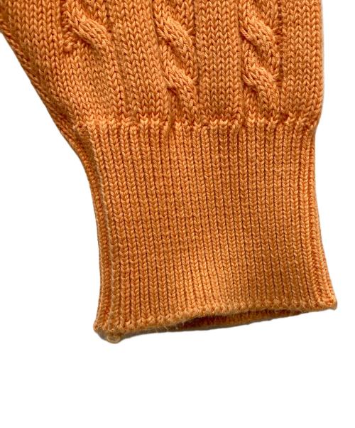 Burberry's（バーバリー）Burberry's (バーバリーズ) ケーブルニット オレンジ サイズ:38/97cmの古着・服飾アイテム