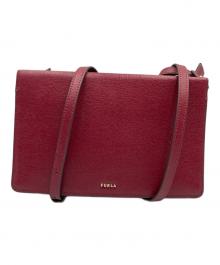 FURLA（フルラ）の古着「ショルダーバッグ」｜レッド