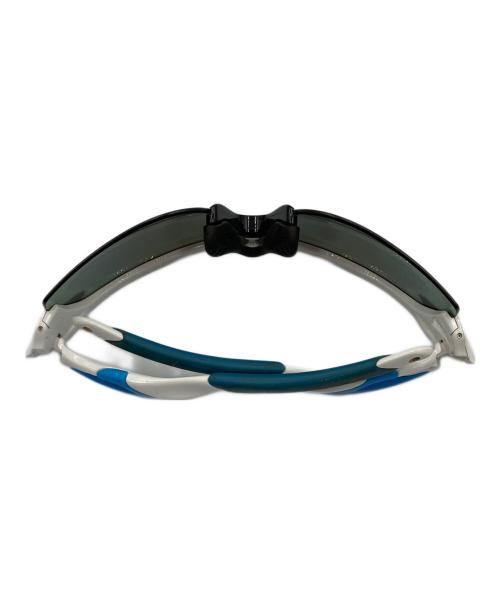 OAKLEY（オークリー）OAKLEY (オークリー) 横浜DeNAベイスターズ (ヨコハマディーエヌエーベイスターズ) サングラス ホワイト×ブルーの古着・服飾アイテム
