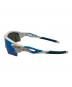 OAKLEY (オークリー) 横浜DeNAベイスターズ (ヨコハマディーエヌエーベイスターズ) サングラス ホワイト×ブルー：12000円