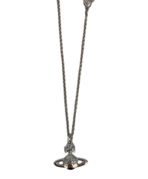 Vivienne Westwood（ヴィヴィアンウエストウッド）Vivienne Westwood (ヴィヴィアンウエストウッド) ネックレス シルバー×ブルーの古着・服飾アイテム