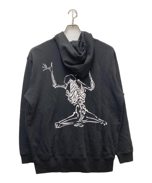 GROUND Y（グラウンドワイ）GROUND Y (グラウンドワイ) ×河鍋暁斎ジップパーカー ブラック サイズ:4の古着・服飾アイテム