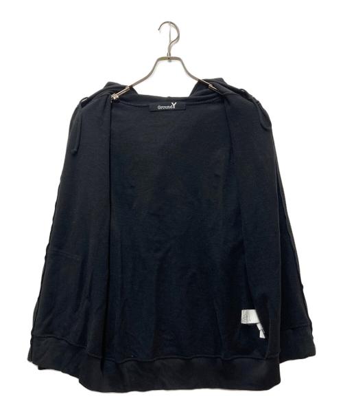 GROUND Y（グラウンドワイ）GROUND Y (グラウンドワイ) ×河鍋暁斎ジップパーカー ブラック サイズ:4の古着・服飾アイテム