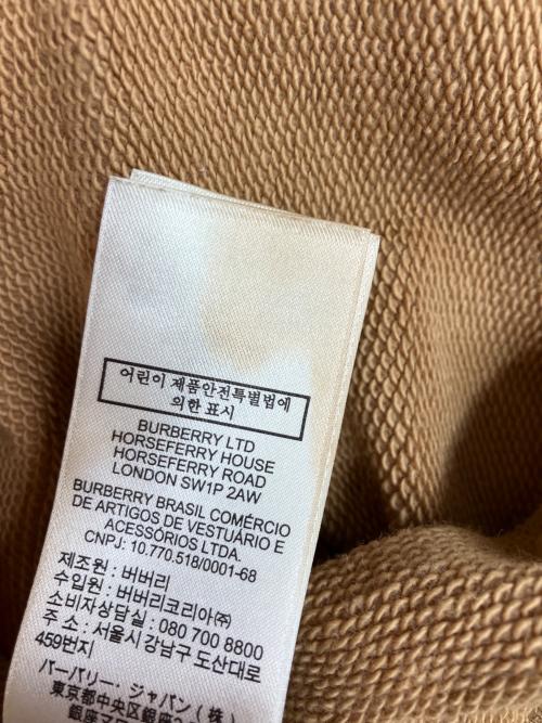 BURBERRY（バーバリー）BURBERRY (バーバリー) プルオーバーパーカー ベージュ サイズ:32の古着・服飾アイテム