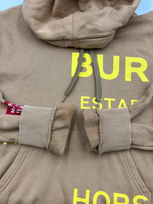 BURBERRY（バーバリー）BURBERRY (バーバリー) プルオーバーパーカー ベージュ サイズ:32の古着・服飾アイテム