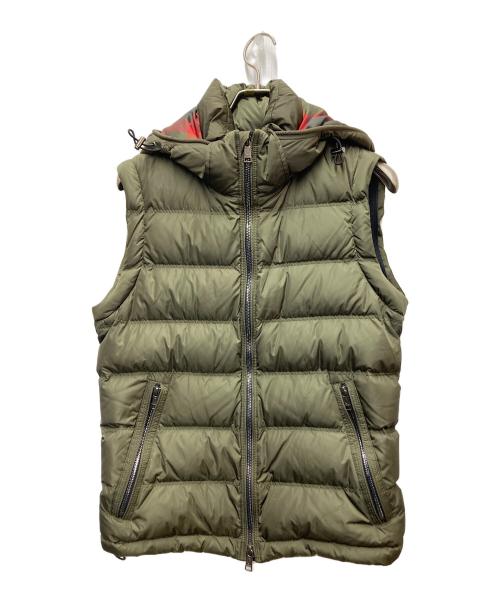 BLACK LABEL CRESTBRIDGE（ブラックレーベル クレストブリッジ）BLACK LABEL CRESTBRIDGE (ブラックレーベル クレストブリッジ) 4WAYダウンジャケット グリーン サイズ:Mの古着・服飾アイテム