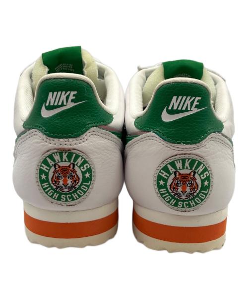 NIKE（ナイキ）NIKE (ナイキ) CLASSIC CORTEZ QS HH　スニーカー ホワイト×グリーン サイズ:SIZE27.5の古着・服飾アイテム