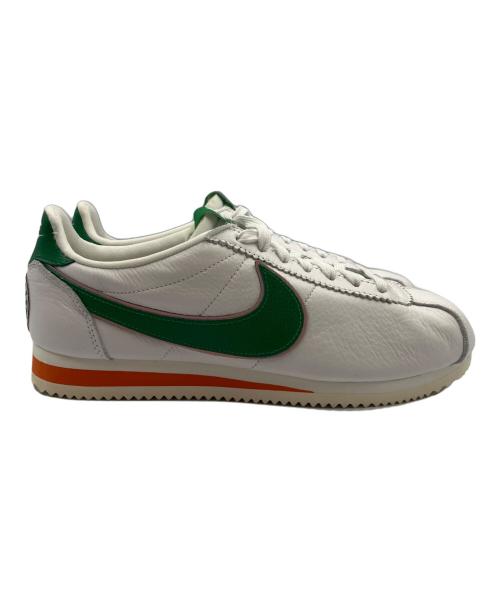 NIKE（ナイキ）NIKE (ナイキ) CLASSIC CORTEZ QS HH　スニーカー ホワイト×グリーン サイズ:SIZE27.5の古着・服飾アイテム