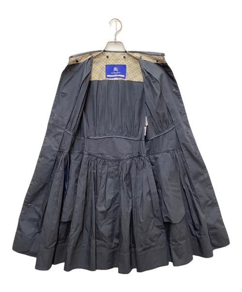 BURBERRY BLUE LABEL（バーバリー ブルー レーベル）BURBERRY BLUE LABEL (バーバリー ブルー レーベル) コート ネイビー サイズ:38の古着・服飾アイテム